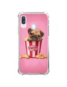 Coque Samsung Galaxy A40 Chien Dog Popcorn Film -...