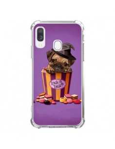 Coque Samsung Galaxy A40 Chien Dog Halloween Sorciere...