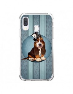Coque Samsung Galaxy A40 Chien Dog Jeu Poket Cartes -...