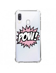 Coque Samsung Galaxy A40 Pow Transparente - Maryline...