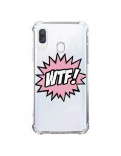 Coque Samsung Galaxy A40 WTF What The Fuck Transparente -...