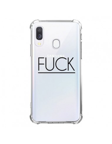 Coque Samsung Galaxy A40 Fuck Transparente - Maryline Cazenave