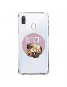 Coque Samsung Galaxy A40 Bulldog Bitch Transparente -...