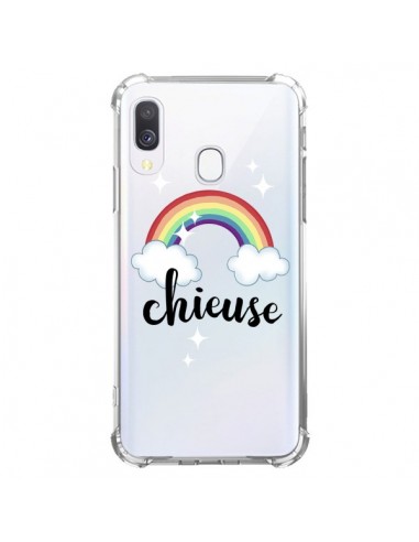 Coque Samsung Galaxy A40 Chieuse Arc En Ciel Transparente - Maryline Cazenave