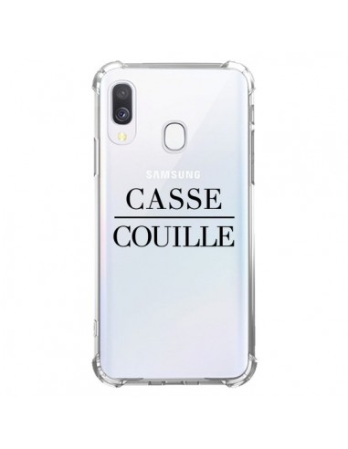 Coque Samsung Galaxy A40 Casse Couille Transparente - Maryline Cazenave