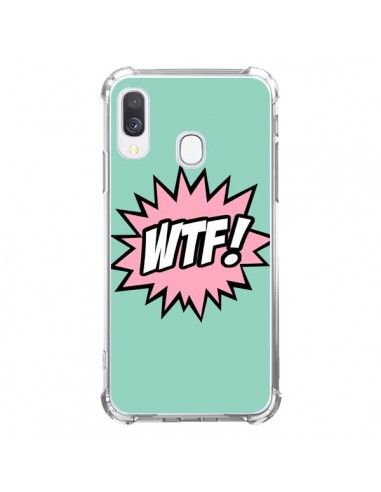 Coque Samsung Galaxy A40 WTF Bulles BD Comics - Maryline Cazenave