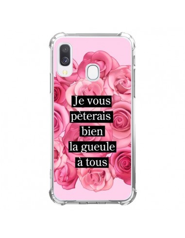 Coque Samsung Galaxy A40 Je vous pèterais Fleurs - Maryline Cazenave