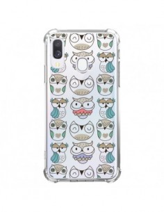 Coque Samsung Galaxy A40 Chouettes Owl Hibou Transparente...