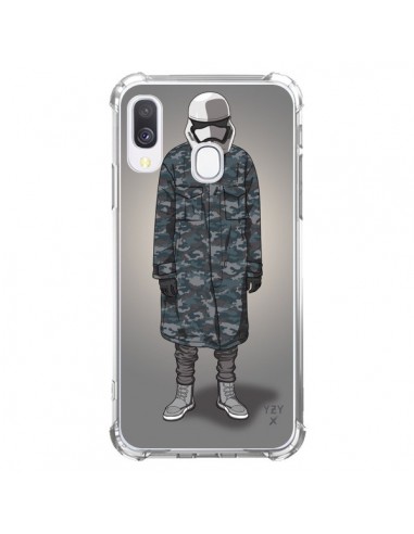 Coque Samsung Galaxy A40 White Trooper Soldat Yeezy - Mikadololo