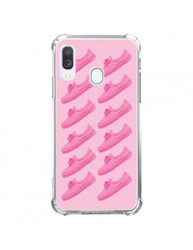 Coque Samsung Galaxy A40 Pink Rose Vans Chaussures - Mikadololo