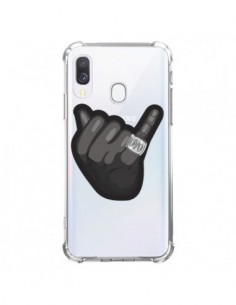 Coque Samsung Galaxy A40 OVO Ring bague Transparente -...