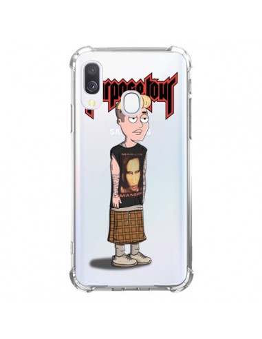 Coque Samsung Galaxy A40 Bieber Marilyn Manson Fan Transparente - Mikadololo