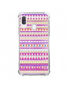 Coque Samsung Galaxy A40 Bandana Rose Azteque - Monica...