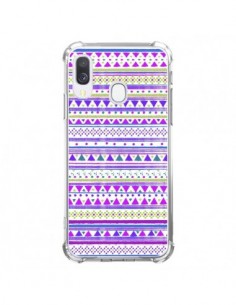 Coque Samsung Galaxy A40 Bandana Violet Azteque - Monica...
