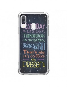 Coque Samsung Galaxy A40 Today is a gift Cadeau -...