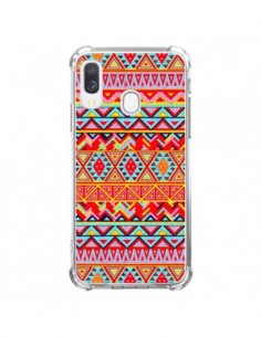 Coque Samsung Galaxy A40 India Style Pattern Bois Azteque...