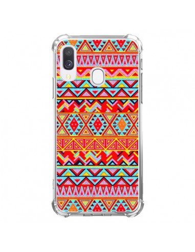 Coque Samsung Galaxy A40 India Style Pattern Bois Azteque - Maximilian San