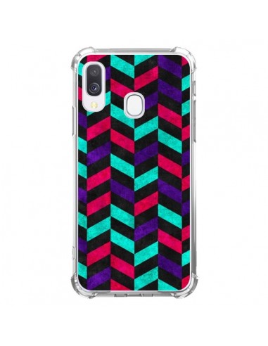 Coque Samsung Galaxy A40 Azteque Geometric Mundo - Maximilian San