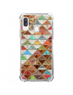 Coque Samsung Galaxy A40 Love Pattern Triangle -...