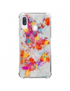 Coque Samsung Galaxy A40 Terre Map Monde Mother Earth...