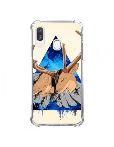 Coque Samsung Galaxy A40 Cerf Triangle Seconde Chance - Maximilian San