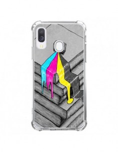 Coque Samsung Galaxy A40 Appareil Photo Bleeding Words -...