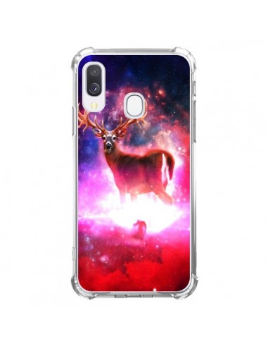 Coque Samsung Galaxy A40 Cosmic Deer Cerf Galaxy - Maximilian San