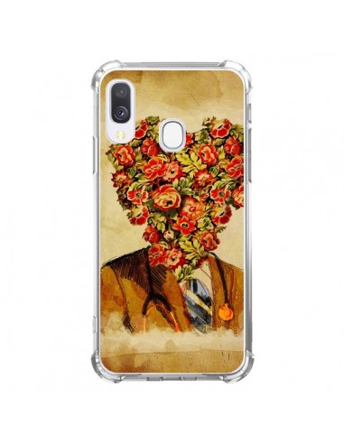 Coque Samsung Galaxy A40 Docteur Love Fleurs - Maximilian San