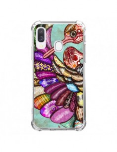 Coque Samsung Galaxy A40 Paon Multicolore Eco Bird -...