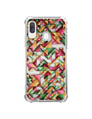 Coque Samsung Galaxy A40 Azteque Triangle Geometric World - Maximilian San