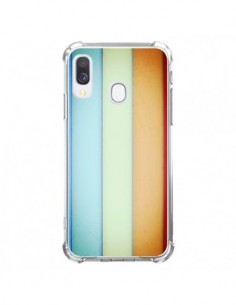 Coque Samsung Galaxy A40 Lignes Verticales Geometric -...