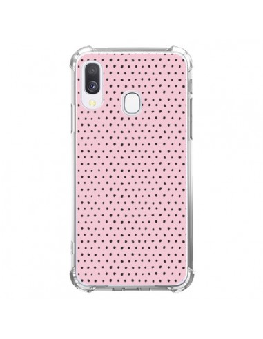 Coque Samsung Galaxy A40 Artsy Dots Pink - Ninola Design