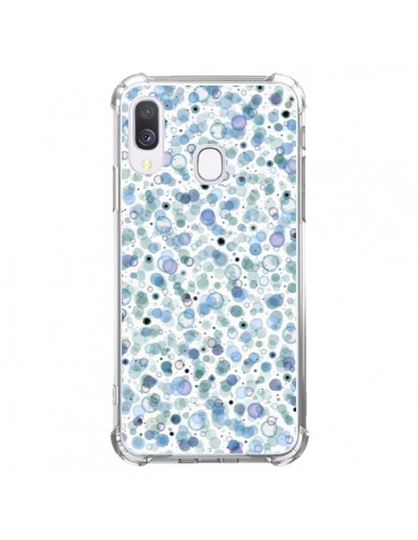 Coque Samsung Galaxy A40 Cosmic Bubbles Blue - Ninola Design