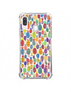 Coque Samsung Galaxy A40 Cute Pineapples - Ninola Design