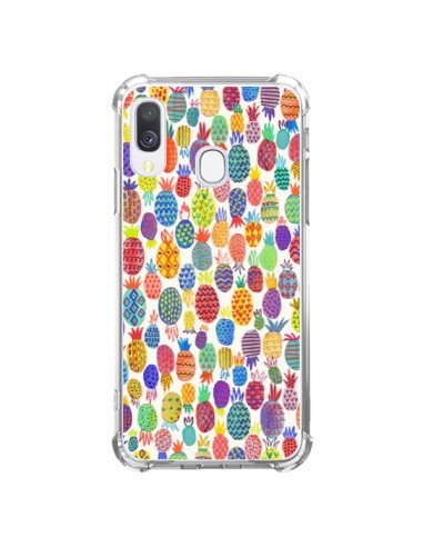 Coque Samsung Galaxy A40 Cute Pineapples - Ninola Design