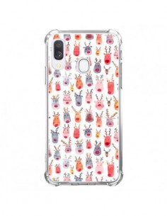 Coque Samsung Galaxy A40 Cute Winter Reindeers - Ninola...