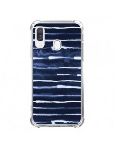 Coque Samsung Galaxy A40 Electric Lines Navy - Ninola Design
