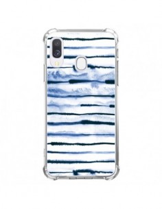 Coque Samsung Galaxy A40 Electric Lines White - Ninola...