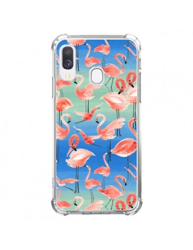 Coque Samsung Galaxy A40 Flamingo Pink - Ninola Design