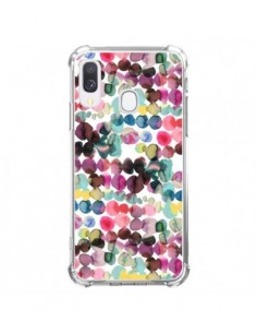 Coque Samsung Galaxy A40 Gradient Tropical Color Lines -...