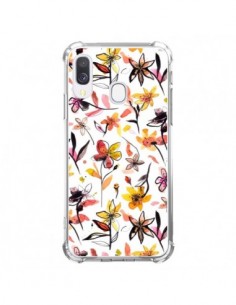 Coque Samsung Galaxy A40 Ink Bleeding Dots Pink - Ninola...