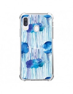 Coque Samsung Galaxy A40 Rain Stitches Neon - Ninola Design