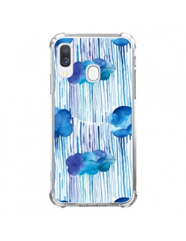 Coque Samsung Galaxy A40 Rain Stitches Neon - Ninola Design