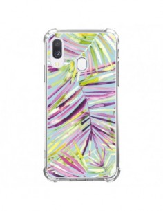 Coque Samsung Galaxy A40 Tropical Flowers Multicolored -...