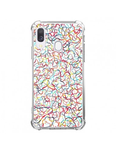 Coque Samsung Galaxy A40 Water Drawings White - Ninola Design