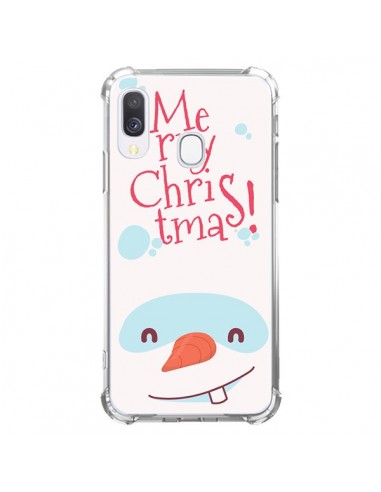 Coque Samsung Galaxy A40 Bonhomme de Neige Merry Christmas Noël - Nico