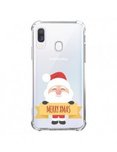 Coque Samsung Galaxy A40 Père Noël Merry Christmas...