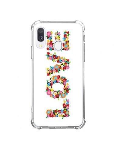 Coque Samsung Galaxy A40 Love Fleurs - Nico