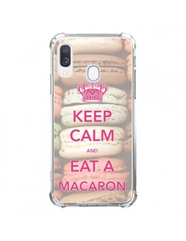 Coque Samsung Galaxy A40 Keep Calm and Eat A Macaron - Nico