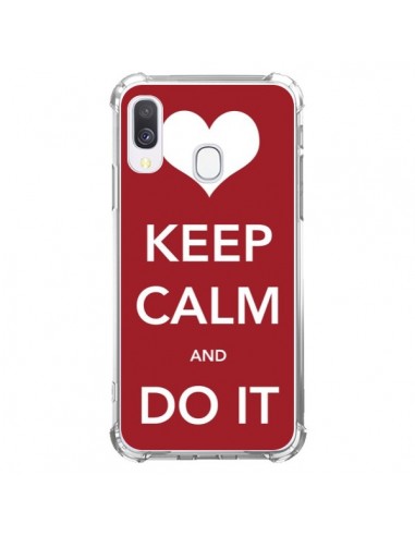 Coque Samsung Galaxy A40 Keep Calm and Do It - Nico